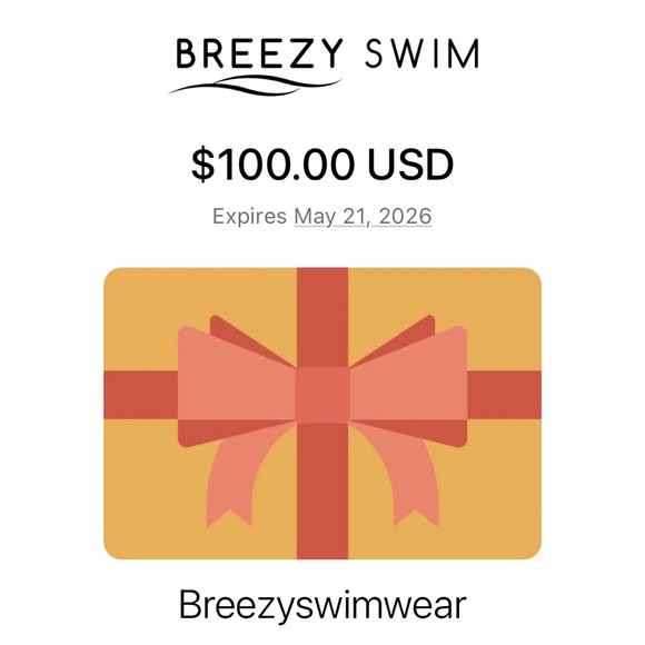 BreezySwim Gift card at a discount! - Picture 1 of 1